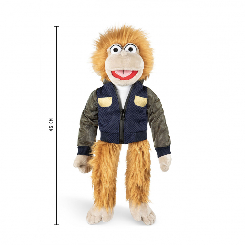 Marionnette Peluche Jean-Marc 60 cms Adventure - GENERIQUE - Noir